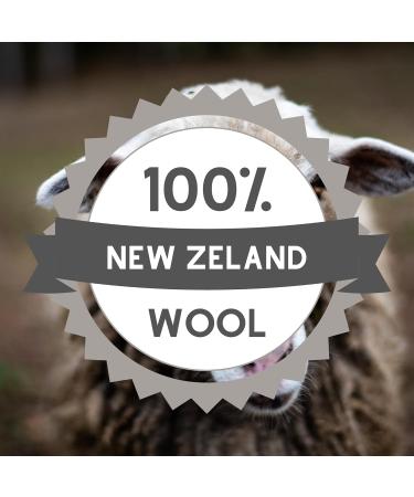 Smart Wash Dryer Balls - 100% Wool Tumble Dryer Balls | Hypoallergenic & Eco-Friendly | 6 Black New Zealand Sheep Wool Balls - Buy Online on SooperMarket.com