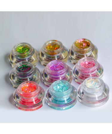 CHARMACY Multi Chrome Flakes Cream Chameleon Gel Eyeshadow - Sparkle Metallic Makeup | 2.8g (10) - Buy Online on SooperMarket.com