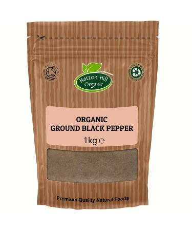 Organic Ground Black Pepper 1kg by Hatton Hill Organic - Certified Organic