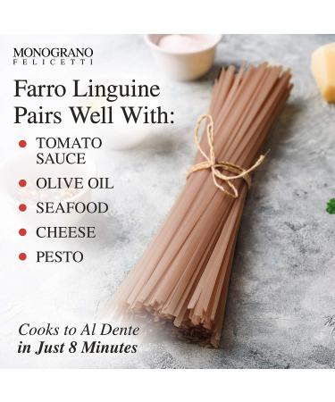 Monograno Felicetti Organic Farro Linguine Pasta 1.1 lb (500g) - Buy Online on SooperMarket.com