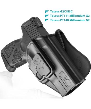 OWB Holster for Taurus G2C/G3C, PT111/PT140 - Level II Retention, 360 Adjustable, Right Hand Draw - Buy Online on SooperMarket.com