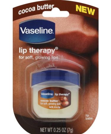 Vaseline Lip Therapy Cocoa Butter.25 oz (Pack of 2)