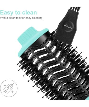 Parwin Pro Beauty One-Step 4-in-1 Hair Dryer Brush - 1000W Hot Air Brush for Styling, Volumizing, Straightening - Green 4 - Buy Online on SooperMarket.com