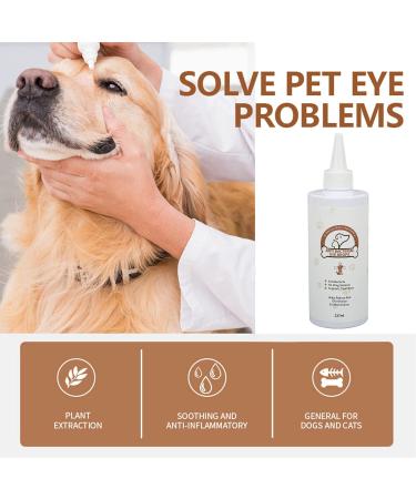 237ml Dogs and Cats Eye Cleaner Pet Eye Care Dogs Eye Rinse Liquid for Cleanse Irritated Eyes - Buy Online on SooperMarket.com