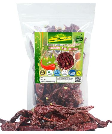 nalAmudhu Dried Kashmiri Chilli | Red Chilli Whole | Kaddi Byadgi Chilli | Kashmiri Chillies-200gm