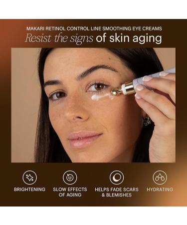 MAKARI Retinol Eye Cream | Collagen Boosting Formula for Fine Lines & Wrinkles | Rice Water Soybean Oil Vitamin E | Reduce Puffiness & Firm Skin - International Shipping Available - Buy Online on SooperMarket.com