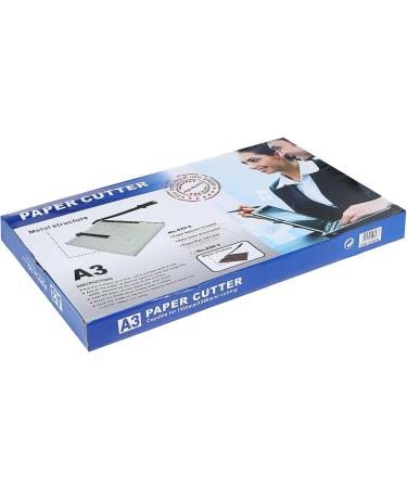 A2-B7 Paper Trimmer Paper Cutter Heavy Duty Trimmer Gridded Paper Photo Guillotine Craft Machine 18 inch Cut Length 12 Sheets Capacity for Office Home Use Red - Buy Online on SooperMarket.com
