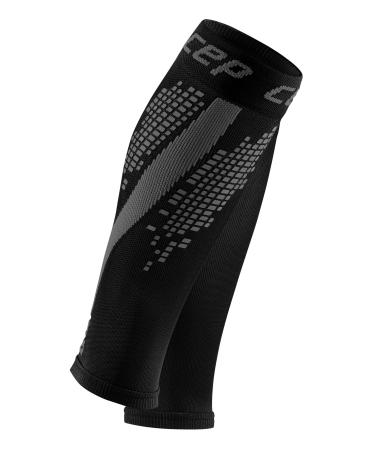 CEP NIGHTTECH Calf Sleeves Redesign for women | Colorful reflective leg warmers in black | Size IV