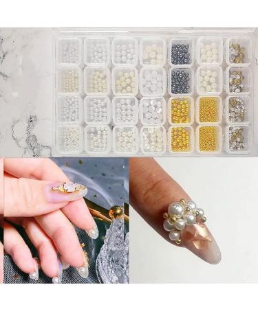 28-Grid Nail Nail Steel Beads Nail Art Cellphone For Case Ornament For Nail Art Decoration Jew 28-grid Nail Nail Steel Beads Nail Art For Nail Art - Buy Online on SooperMarket.com