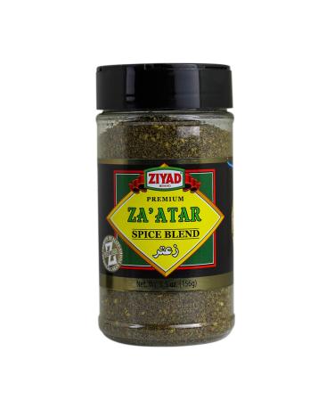 Ziyad Shaker Premium Za'atar Spice Blend, Flavorful Spices, No Additives, No Preservatives, No Salt, No MSG, 5.5 oz