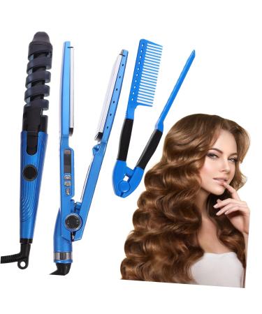 Baluue 1 Set Curling Iron Set Curling Wand Hair Curler Comb Hair Rollers Hair Straightener Curlers Abs