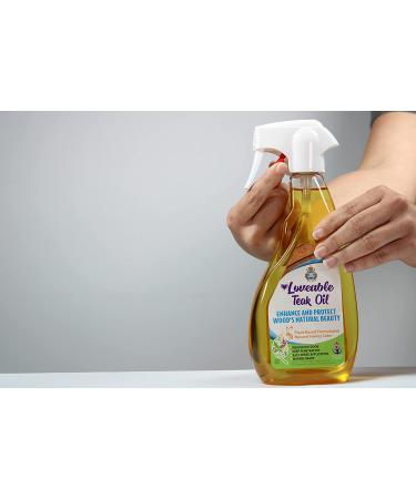 Ecodecors Teak Oil - 16 oz: Protective Sealer & Wood Preserver for Indoor/Outdoor Furniture - Restores Teak, Prevents Deterioration - Buy Online on SooperMarket.com
