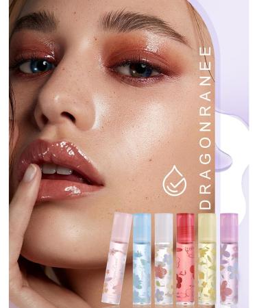 Plumping Lip Gloss Lip Oil Hydrating For Natural Cute Makeup Lipstick TintedsClear SerumsLip Balm Cosmetics Flower Lip Balm Care Cosmetic Moisting Oily Texture Hydrating Lip Oil Natural - Buy Online on SooperMarket.com