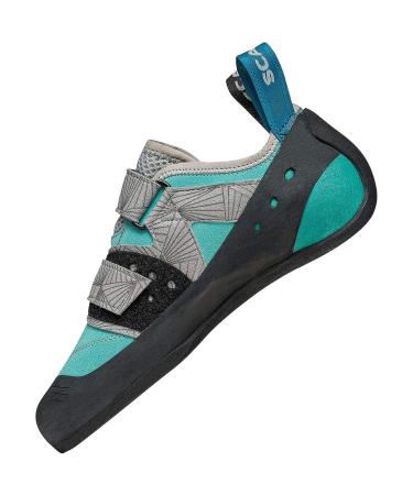 SCARPA Women's Origin Rock Climbing Shoes for Gym and Sport Climbing - Low-Volume, Women's Specific Fit 9.5 Women/8.5 Men Maldive/Black