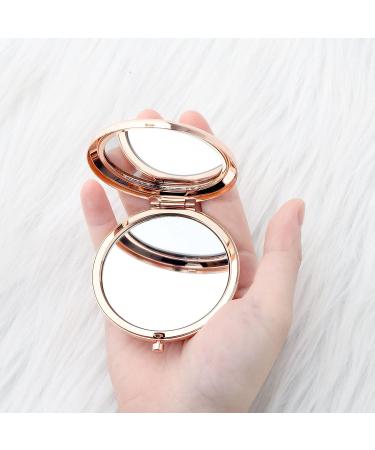 BNQL 21st Birthday Gifts Mirror - Happy 21 Birthday Pocket Makeup Mirror (Rose Gold) - Buy Online on SooperMarket.com