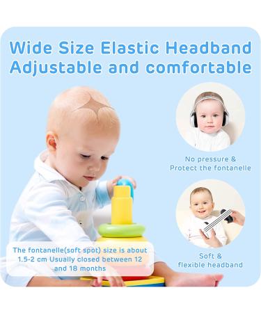 KINGKIDS Baby Ear Protection Headphones - Noise Cancelling Earmuffs for Infants & Toddlers - White & Black - Buy Online on SooperMarket.com