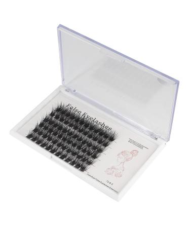 Bodermincer 72pcs 3D Effect Glue Bonded Mink Super Cluster Eyelashes D Curl - 18mm | Home Eyelash Extension Makeup - Buy Online on SooperMarket.com