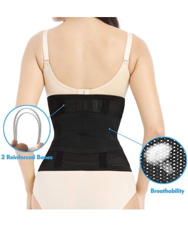 OKPOW Postpartum Belly Wrap - High Elastic Support Belt for Women, Maternity Body Shaper After Birth (Black, Medium) - Buy Online on SooperMarket.com