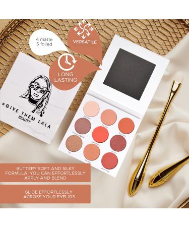 GIVE THEM LALA Beauty Eyeshadow Palette - Highly Pigmented & Long Lasting Natural Eye Shadow Colors - Cruelty Free by Lala Kent - Buy Online on SooperMarket.com