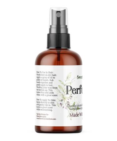 Sweet Essentials Warm Caramel Perfume Oil | Organic Alcohol-Free Hair & Body Spray (4 fl oz - Buy Online on SooperMarket.com