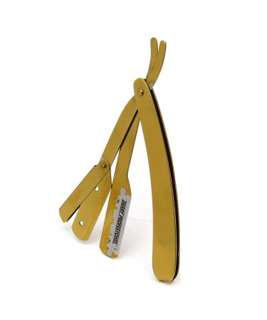 Premium Replaceable Blade Razor - Gold-Plated Metal Handle & 2 Blades | International Shipping | Eco-Friendly Grooming - Buy Online on SooperMarket.com