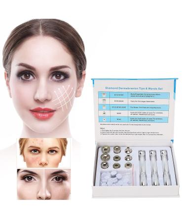 12pcs Microdermabrasion Replacement Tips Set for Skin Rejuvenation Beauty Machine - Buy Online on SooperMarket.com