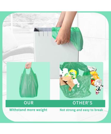 Fyy Garbage Bags - 120 Waste Bags (6 Rolls) for Kitchen Bathroom Office | Black & Green 3L to 10L | Durable & Leak-Resistant - Buy Online on SooperMarket.com