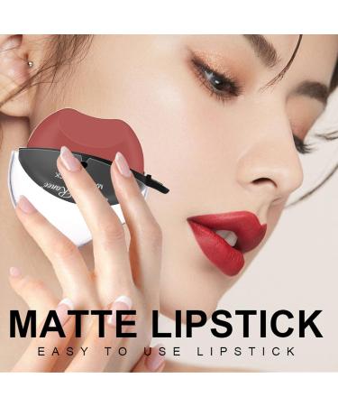 Long-Lasting Velvet Lip Gloss & Matte Lipstick Cream - Waterproof Lip Shape Lipstick #03 | International Shipping - Buy Online on SooperMarket.com