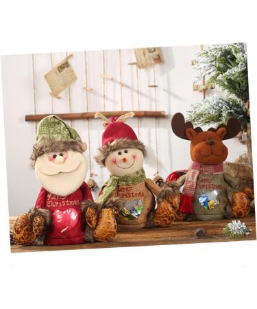 KALLORY Mini Christmas Bags Christmas Candy Bag Christmas Desktop Ornament Coffin Wedding - Buy Online on SooperMarket.com
