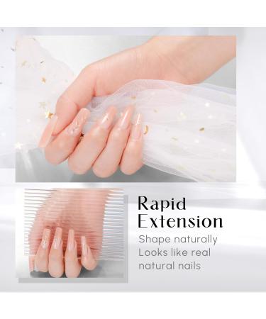 Aokitec 60ml Nail Extension Gel - UV Polish for Salon DIY | Thin Naked Acrylic False Nail Assembly Gel - Buy Online on SooperMarket.com