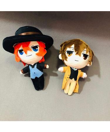 Tongyundacheng Bungo Stray Dogs Dazai Osamu Plush Pillow Doll 20cm - Anime Stuffed Cute Soft Plushie for Decor - Buy Online on SooperMarket.com