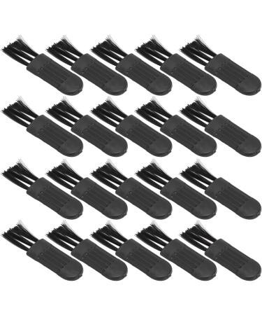 20-Piece Razor Cleaning Brush Set - Portable Durable Wear-Resistant for Men | Ideal for Hairdressing Salons & Travel - Buy Online on SooperMarket.com