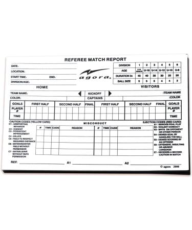 AGORA Soccer Referee Data Set - Black | Essential Tool for Soccer Referees - Buy Online on SooperMarket.com