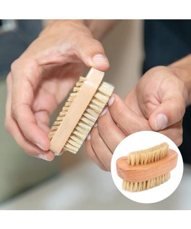 Nail Brush Wooden Toe and Fingernail Brush Double Sided Fingernail and Toenail Cleaning Brush for Men and Women - Buy Online on SooperMarket.com