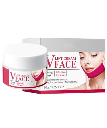 V Line Face Care Cream V Shape Lift Cream Prevents Double Chin Firming Lifting Calming Improve Masseter Muscle for Facial Skin Care