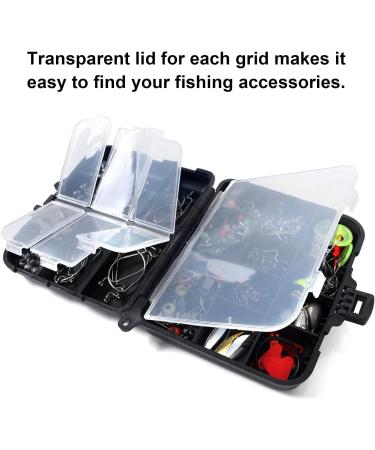 LIXADA 188-Part Fishing Accessory Set | Tackle Box Pliers Jig Hooks & More | 273 & 343 Accessories | International Shipping Available - Buy Online on SooperMarket.com