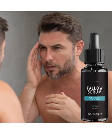Tallow Face Moisturizer | Wrinkles Defense Tallow Face Wash Tallow Night Serums and Cream | Skin Care Moisturizer for Men Diminish Fine Lines and Wrinkles 30ML - Buy Online on SooperMarket.com