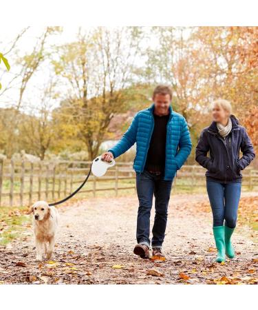 Buy Philorn 5m Reflective Retractable Dog Leash - Flexible Non-Slip Handle One-Button Lock for Medium to Large Dogs up to 50kg - International Shipping Available - Buy Online on SooperMarket.com