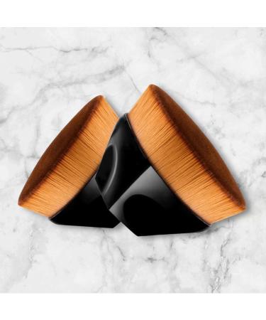 Buy LUCKY LAMA Kabuki Makeup Brush - Foundation BB CC Cream Powder & More - Black | International Shipping - Buy Online on SooperMarket.com