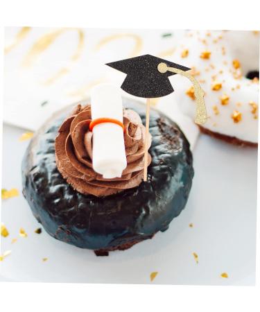 MAGICLULU 13pcs Graduation Season Cake Insert Cardstock Topper Graduate Dessert Toppers Graduation Baking Topper 2022 Cupcake Topper Congrats Desserts Inserts Toothpick Glitter Paper Food - Buy Online on SooperMarket.com