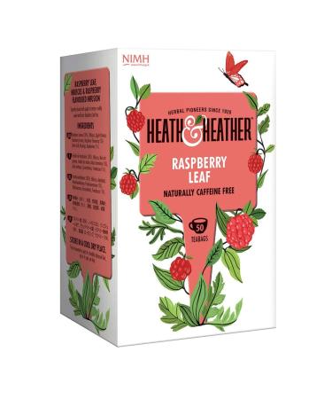 Heath & Heather Raspberry Leaf Tea 50bags (Pack of 1)