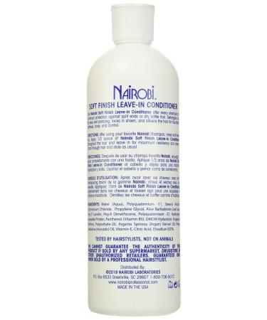 Nairobi Soft Finish Leave-in Conditioner 16oz - Hydrating Hair Treatment - Buy Online on SooperMarket.com