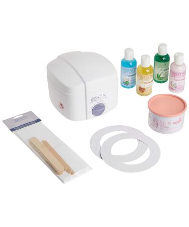 SATIN SMOOTH Professional Single Wax Warmer Kit 48 Piece Set