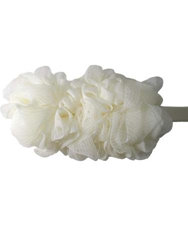 Long-Handle Mesh Soft Body Brush for Seniors, Disabled, and Pregnant - White - Buy Online on SooperMarket.com