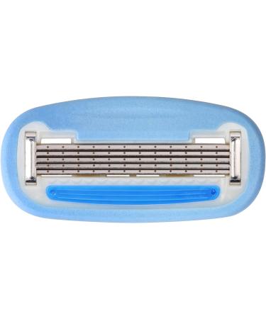 Solimo 5-Blade MotionSphere Razor Set for Men and Women | Dual Lubrication, Precision Beard Trimmer, Shower Hanger | Includes 2 Cartridges - Buy Online on SooperMarket.com