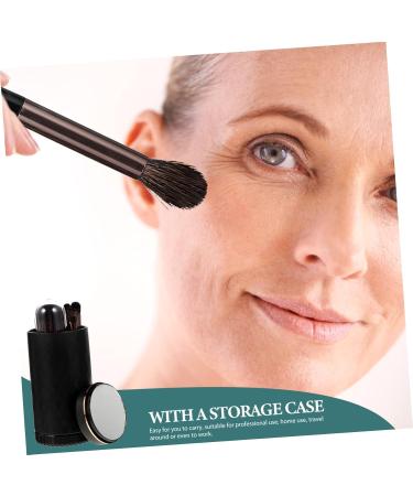 Buy Mikinona Makeup Brush Set - 1 Set with Holder & Lid | Travel-Friendly Cosmetic Organizer - Perfect for Vanity - Buy Online on SooperMarket.com