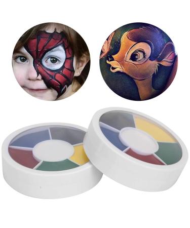 Buy 2PCs Non-Toxic Oil Body Face Paint for Halloween | Professional Special Effects Makeup Tool - Buy Online on SooperMarket.com