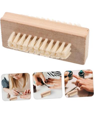 WOFASHPURET Stiff Bristle Nail Brush Toe Nail Brush Wooden Nail Brush Nail Brush Wooden Nail Cleaning Brush Nail Clean up Brush Fingernail Brush Wood Tools Bamboo Wash Brush Miss Double Sided - Buy Online on SooperMarket.com