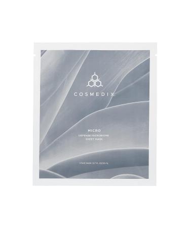 COSMEDIX Micro Defense Peel-Off Sheet Mask - Hydrating Soothing Cruelty-Free Set of 5 | International Shipping Available - Buy Online on SooperMarket.com