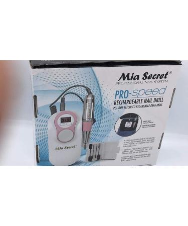 Mia Secret Professional Pro-Speed Portable Rechargeable Nail Drill - White & Pink - Buy Online on SooperMarket.com